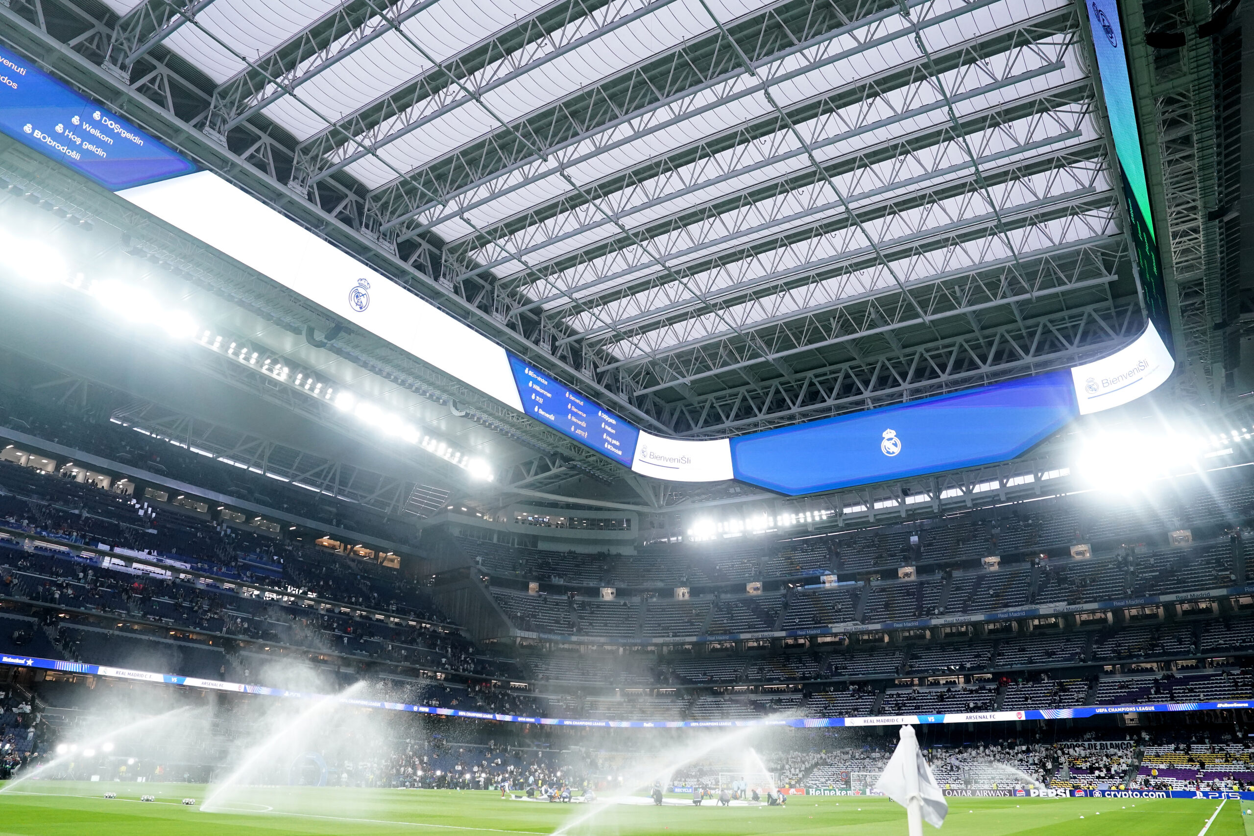 Ligue des champions : Le Real Madrid ferme le toit du Santiago Bernabéu, le Bayern enrage