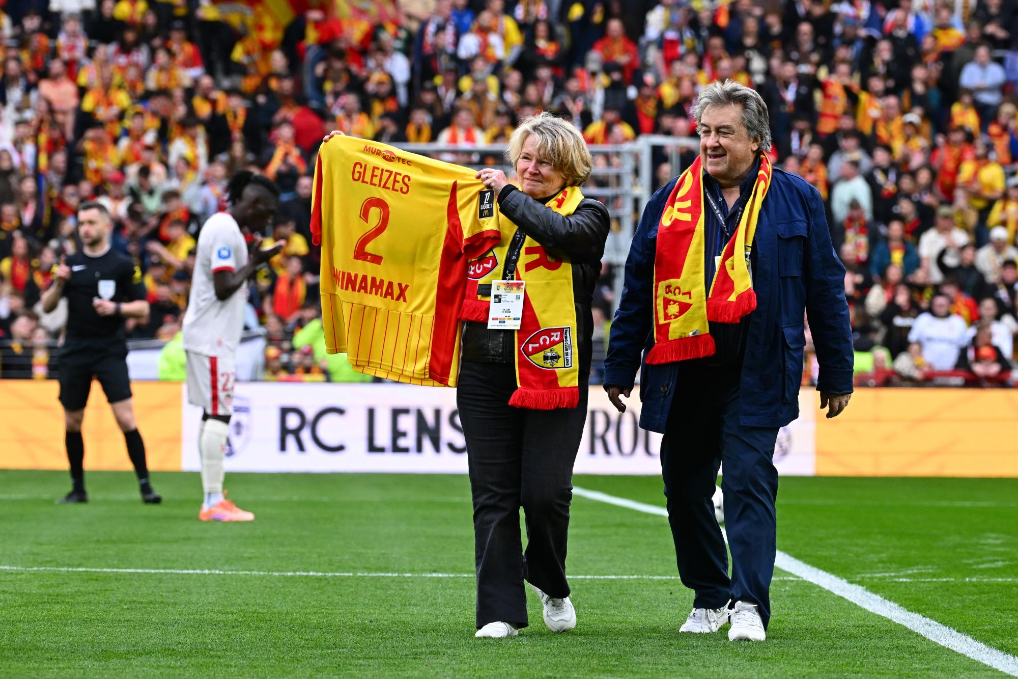 La famille de Christophe Gleizes pendant le match amical Lens-Rouen : « On n'oubliera jamais le soutien de Lens »
