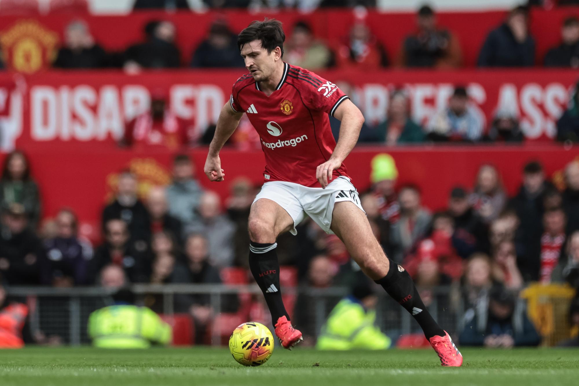 Manchester United sera privé de Harry Maguire contre Chelsea en raison d'une suspension