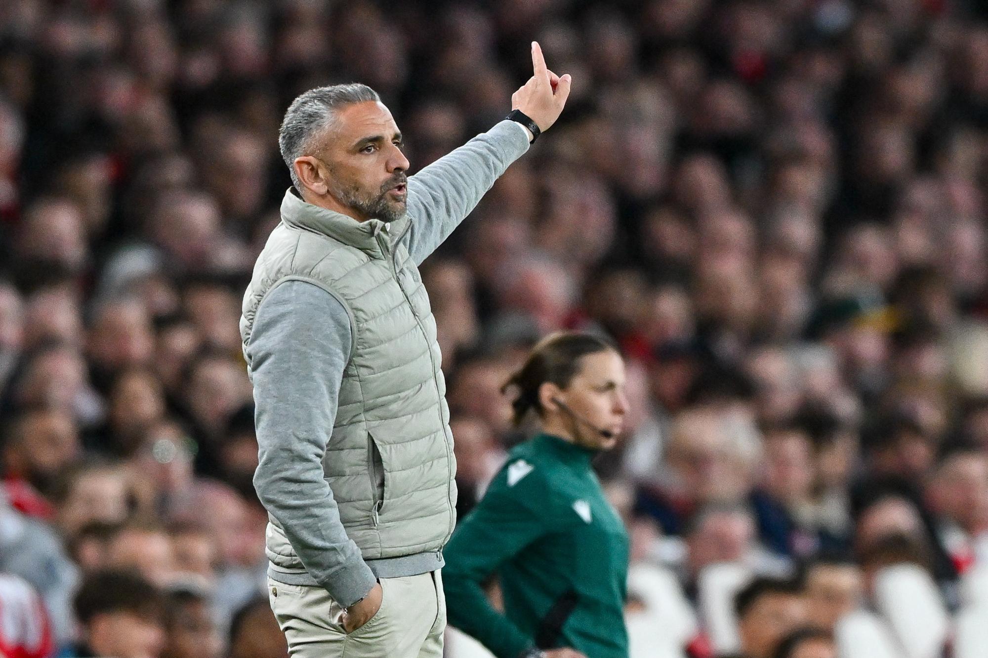 Rui Borges affiche ses regrets en conférence de presse après l'élimination du Sporting par Arsenal en C1