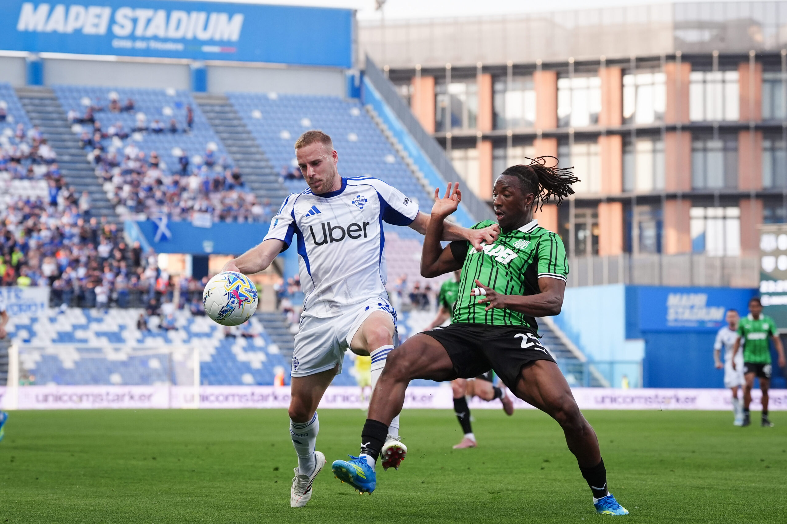 Après sa défaite 2-1 à Sassuolo, Côme reste à distance de la Ligue des champions