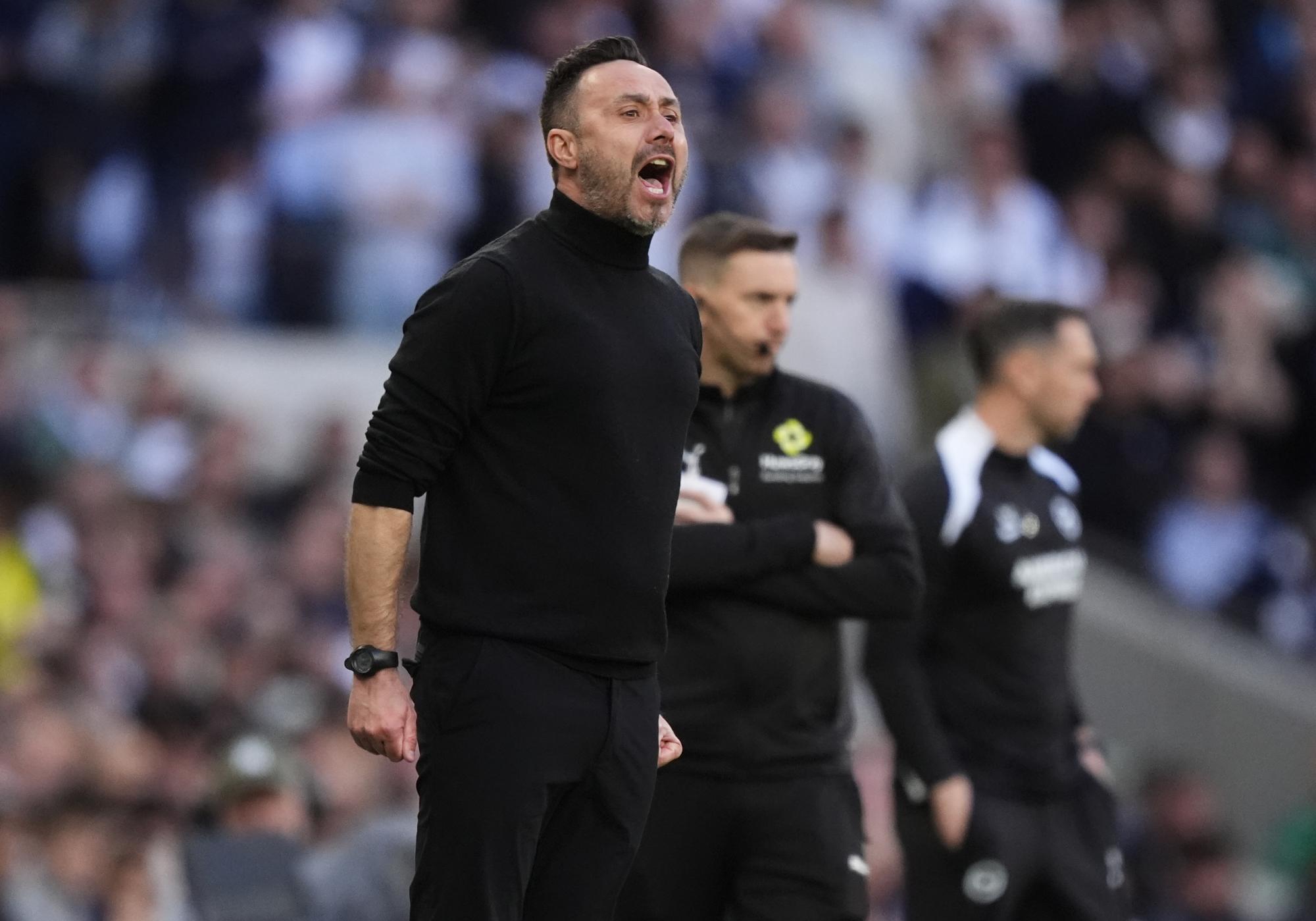 Tottenham : «/Parfois, le foot est bâtard/», Roberto De Zerbi dépité après le nul contre Brighton