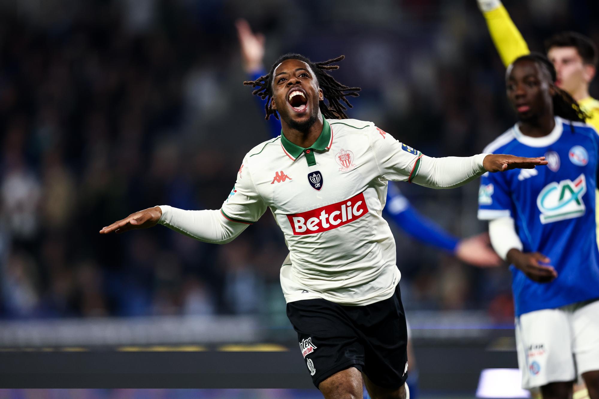 Coupe de France : Strasbourg tombe contre Elye Wahi et Nice, qualifié pour la finale contre Lens !
