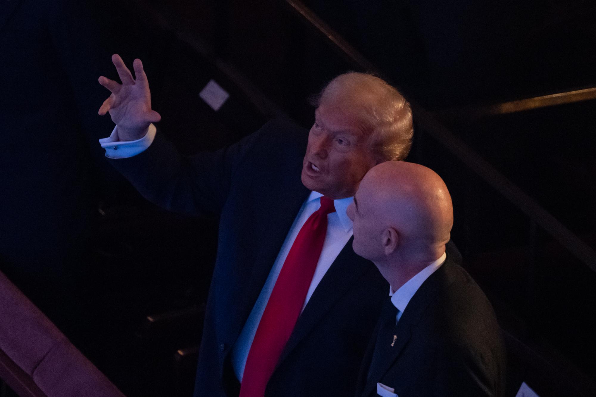 Donald Trump se range derrière Gianni Infantino sur la participation de l'Iran à la Coupe du monde 2026 : «/Si Gianni l'a dit, ça me va/»