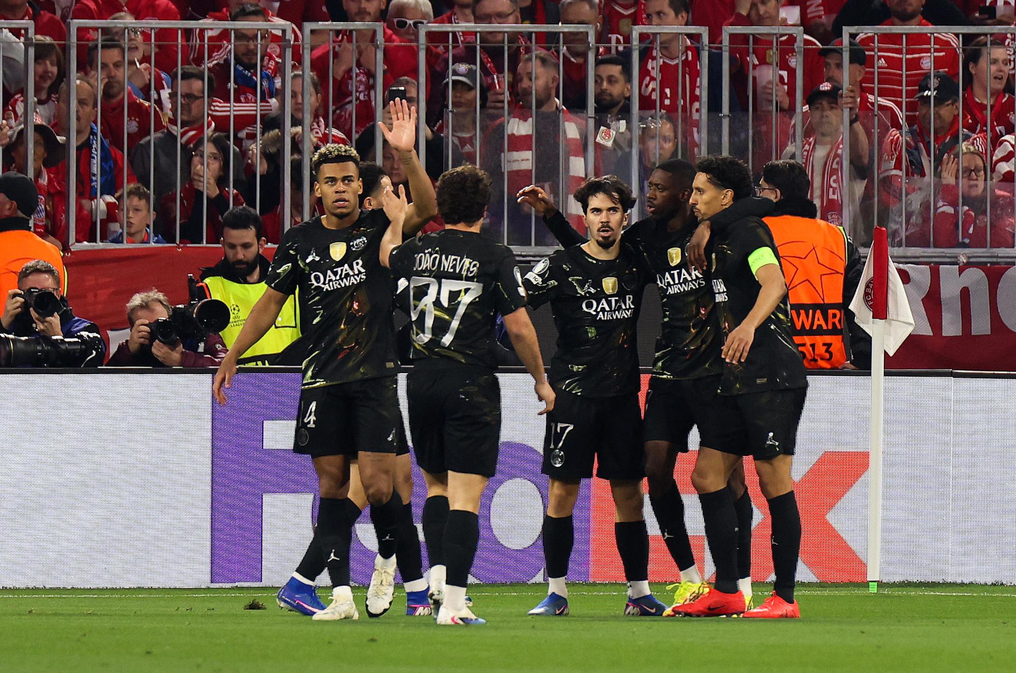 Ligue des champions : le PSG mène à la mi-temps face au Bayern Munich