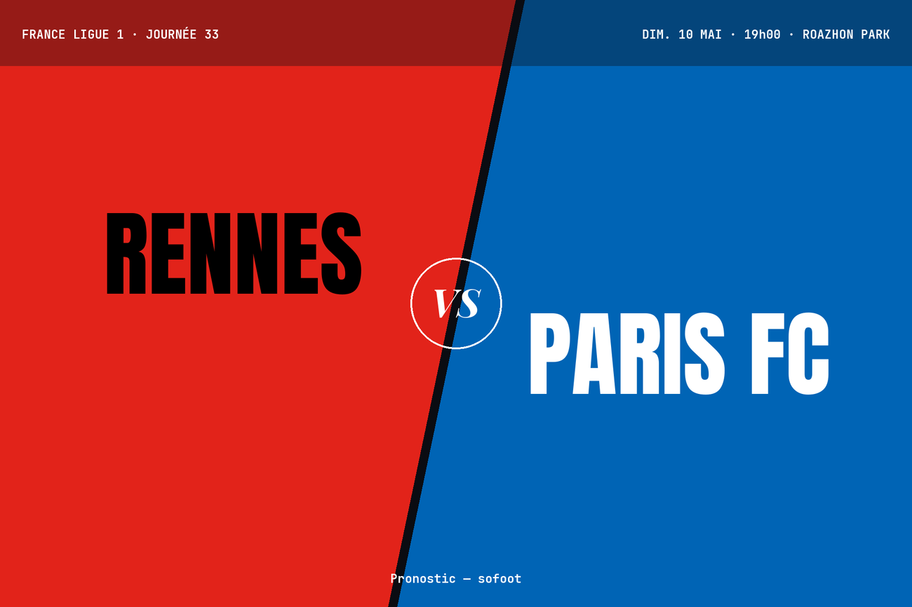 Pronostic Rennes Paris FC : analyse, cotes et prono [Ligue 1]