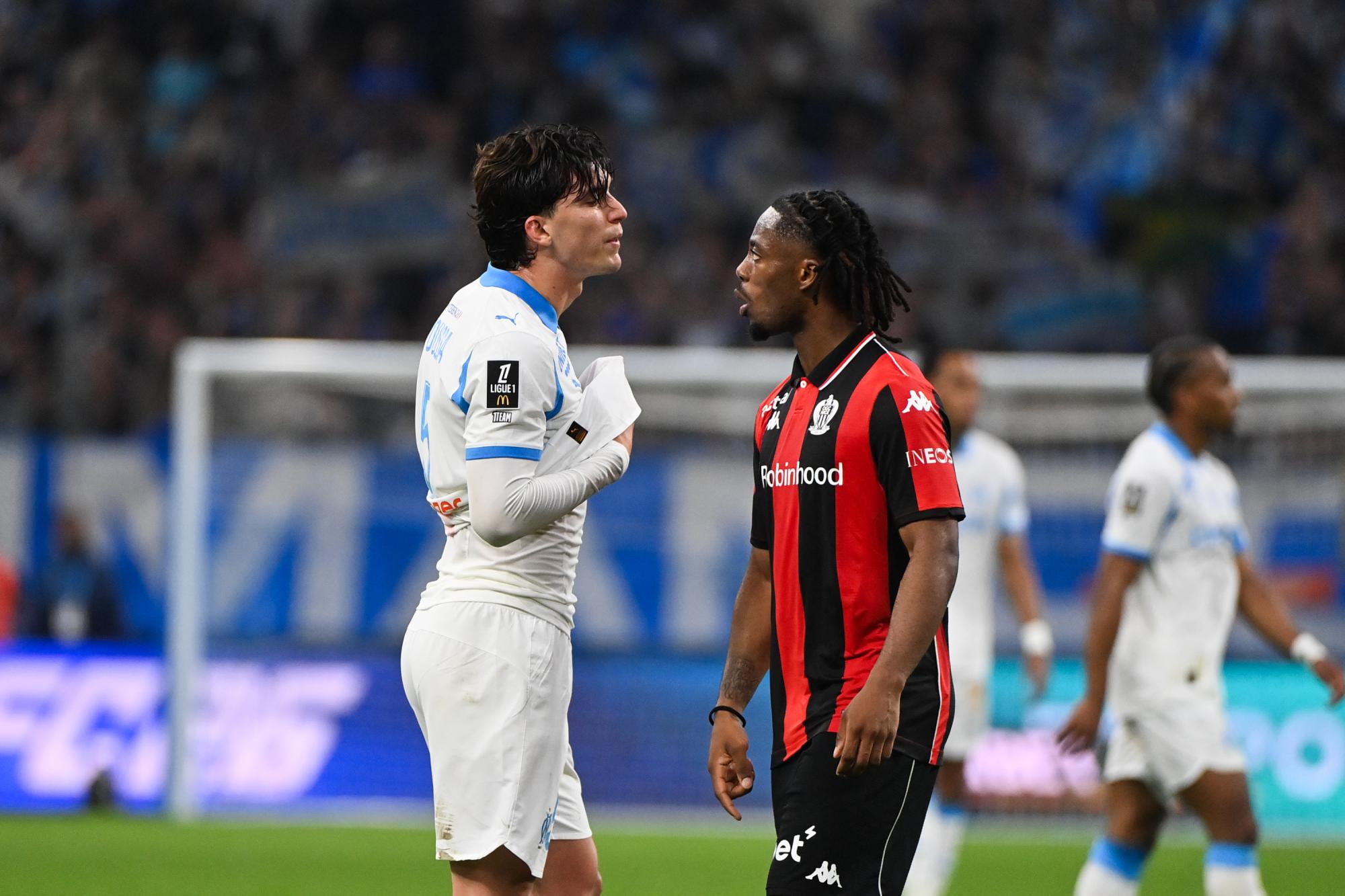 Ligue 1 : l'attaquant de l'OGC Nice Elye Wahi revient sur sa soirée au Vélodrome contre l'Olympique de Marseille