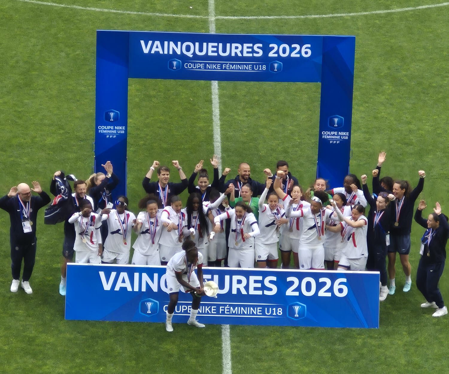 Le Paris Saint-Germain féminin remporte la première Coupe Nike U18 face au Havre