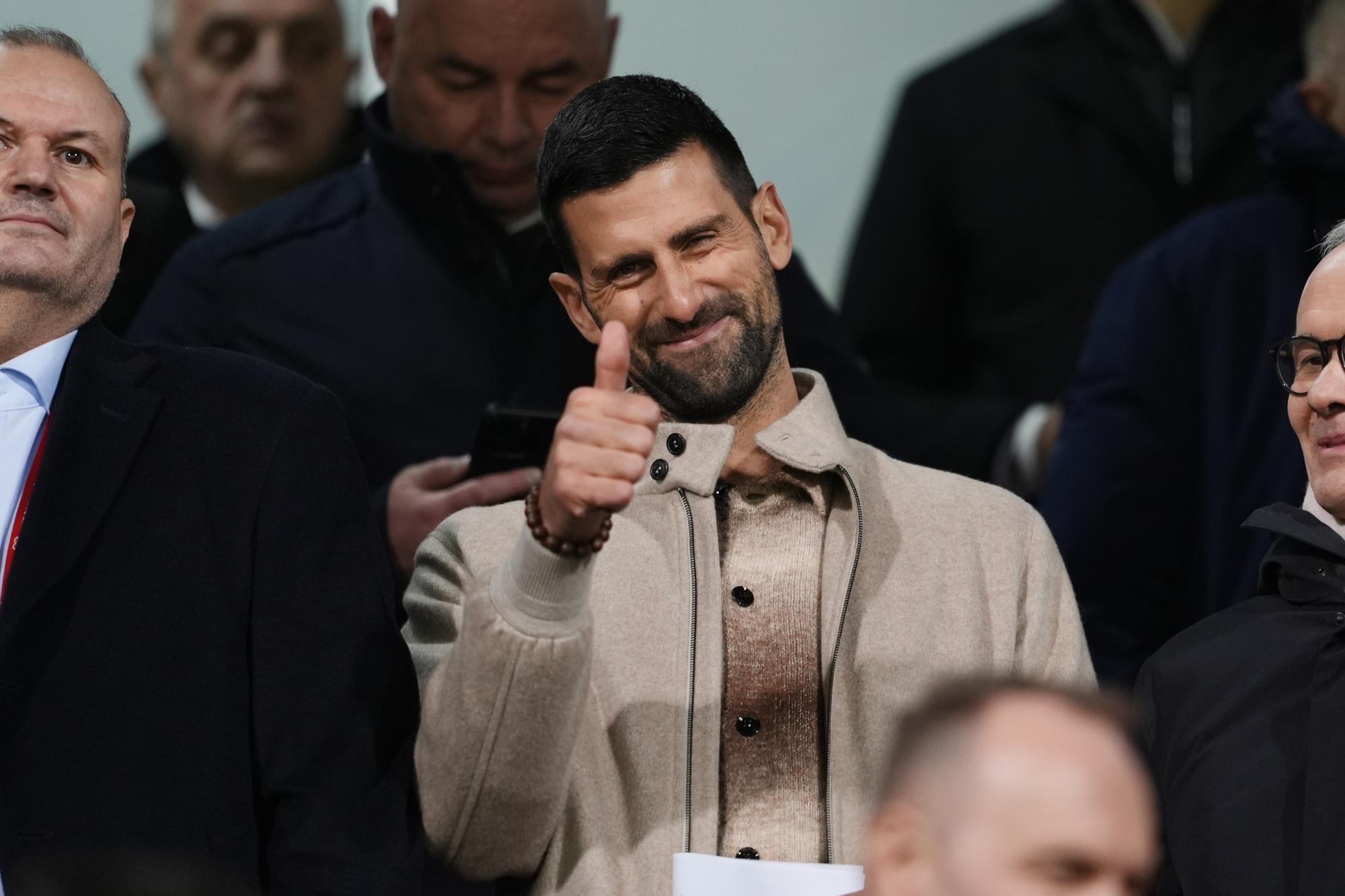 Le message de Novak Djokovic pour féliciter les joueurs du Mans après leur montée en Ligue 1