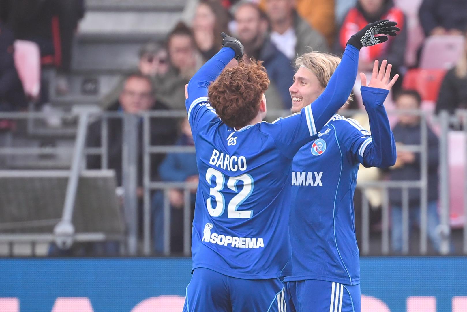Ligue 1 : Strasbourg remonte les bretelles de Monaco, Brest et Angers se neutralisent