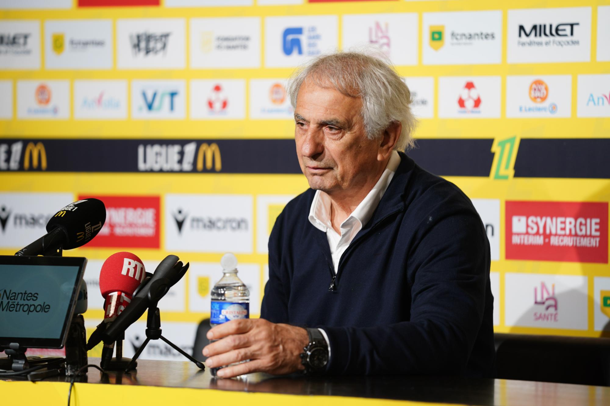 Vahid Halilhod~i après l'arrêt du match entre Nantes et Toulouse : «/C'est la honte/»