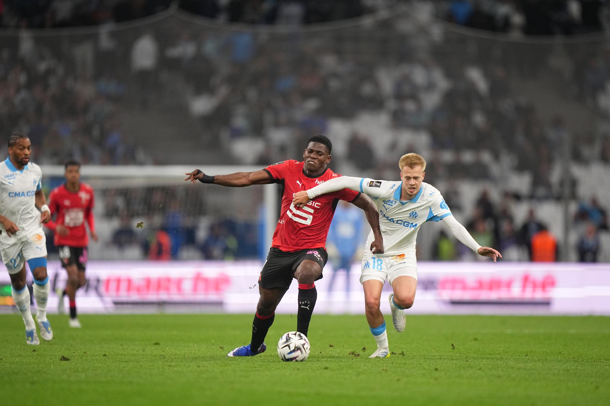 L'Olympique de Marseille et le Stade rennais battent le record de tirs en un match dans les cinq grands championnats