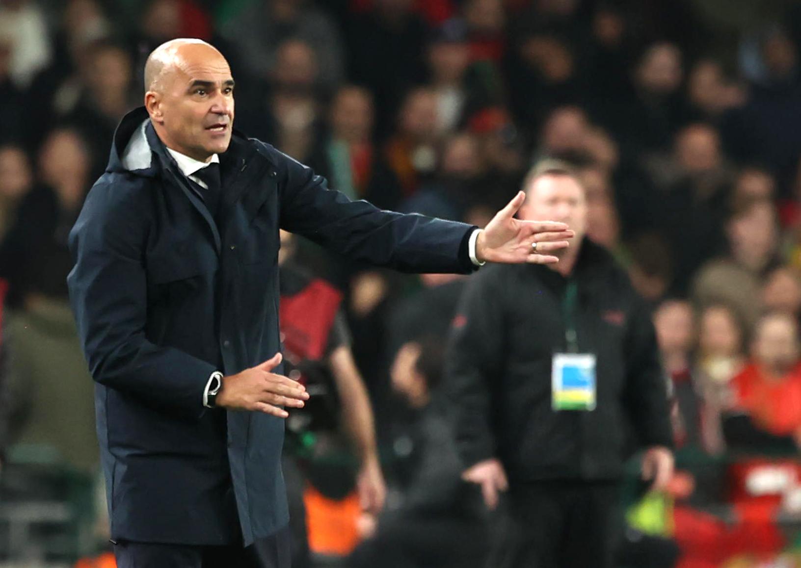 Le sélectionneur du Portugal Roberto Martínez la joue comme Raymond Domenech