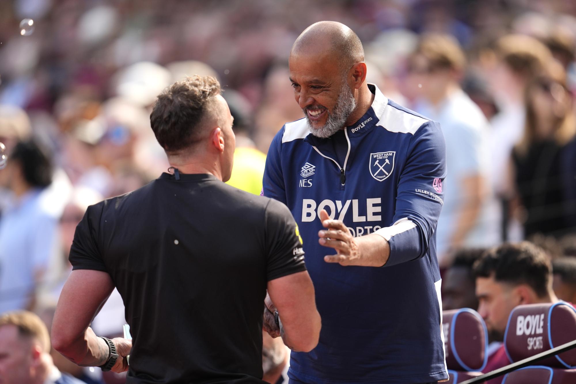 Malgré la relégation, Nuno Espírito Santo restera à West Ham la saison prochaine
