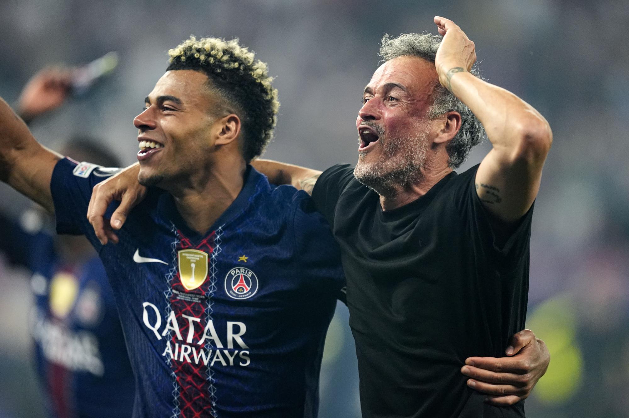 Désiré Doué après le sacre du PSG contre Arsenal en Ligue des champions : «/J'aime trop ce club, on ira chercher la troisième !/»