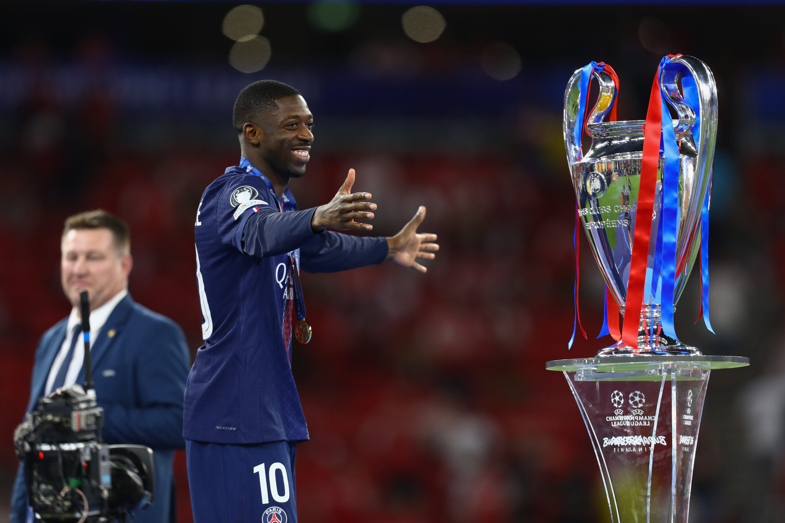 Ousmane Dembélé a marqué lors de tous les matchs du PSG depuis les huitièmes de finale de ligue des champions