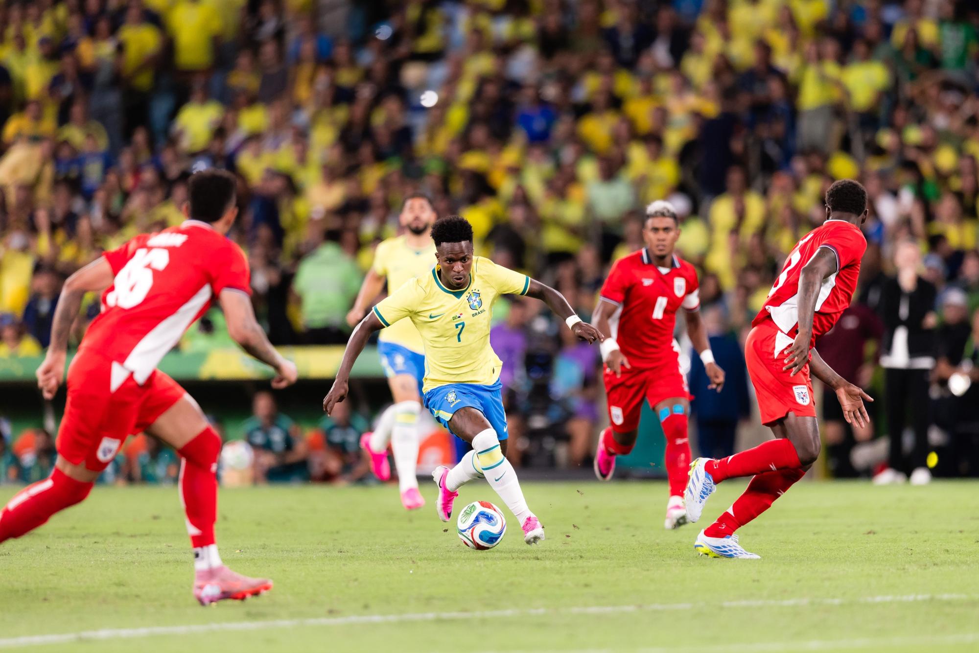 Le Brésil de Vinícius gifle le Panama sans Neymar