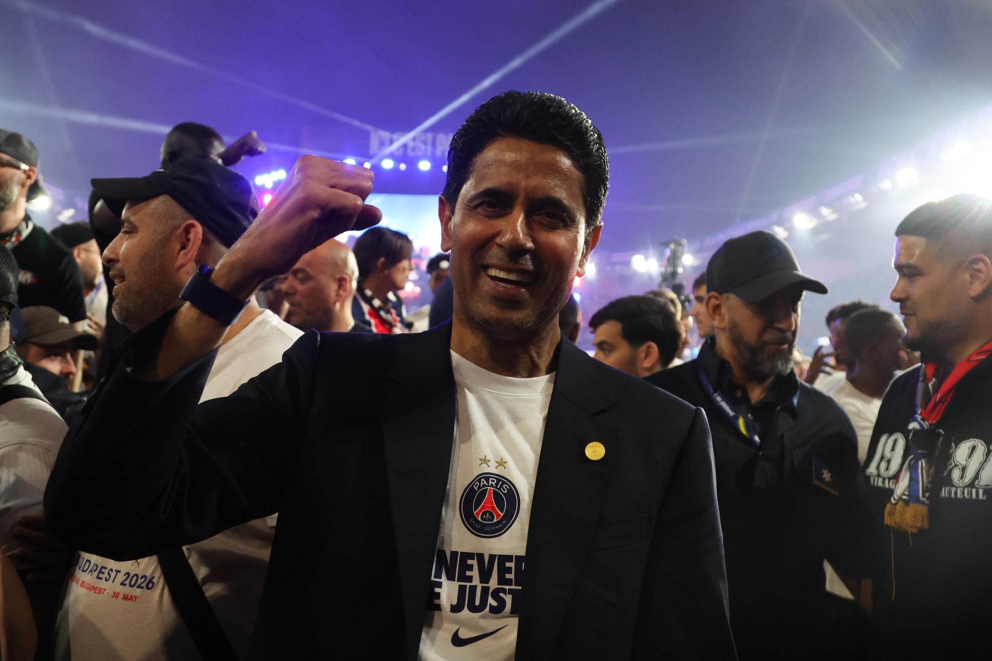 Ligue des champions - Nasser Al-Khelaïfi dénonce le comportement des casseurs après le sacre du PSG