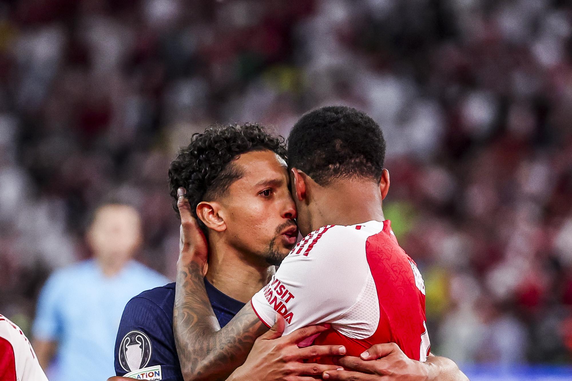 PSG-Arsenal : on sait ce qu'a dit Marquinhos à Gabriel après son penalty raté en finale, qui a offert la Ligue des champions à Paris
