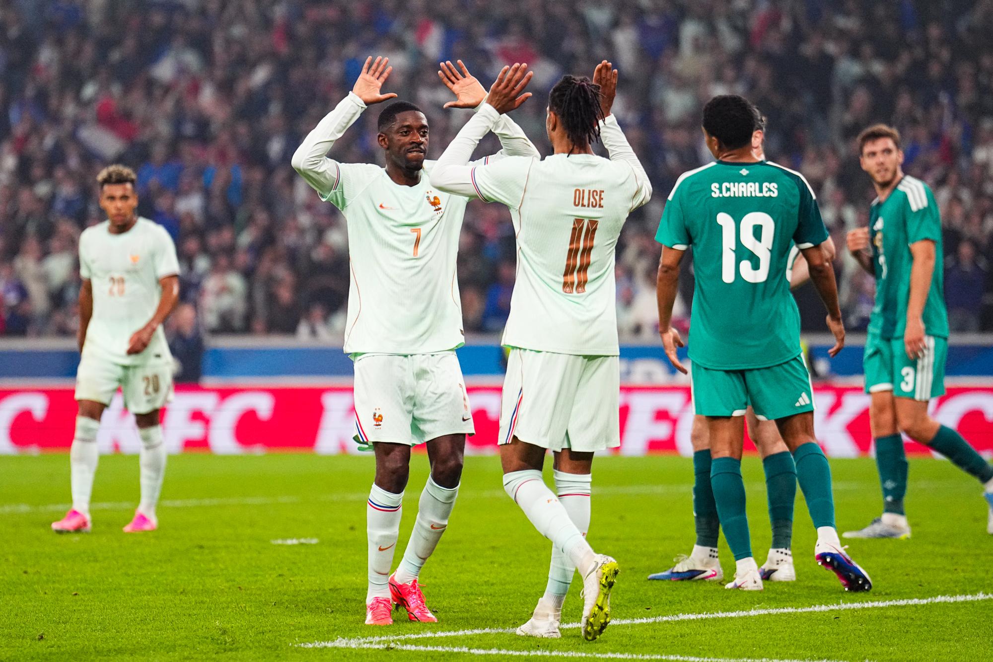 Amical : grâce à un triplé d'Olise, l'équipe de France gagne son dernier match de préparation avant le Mondial contre l'Irlande du Nord