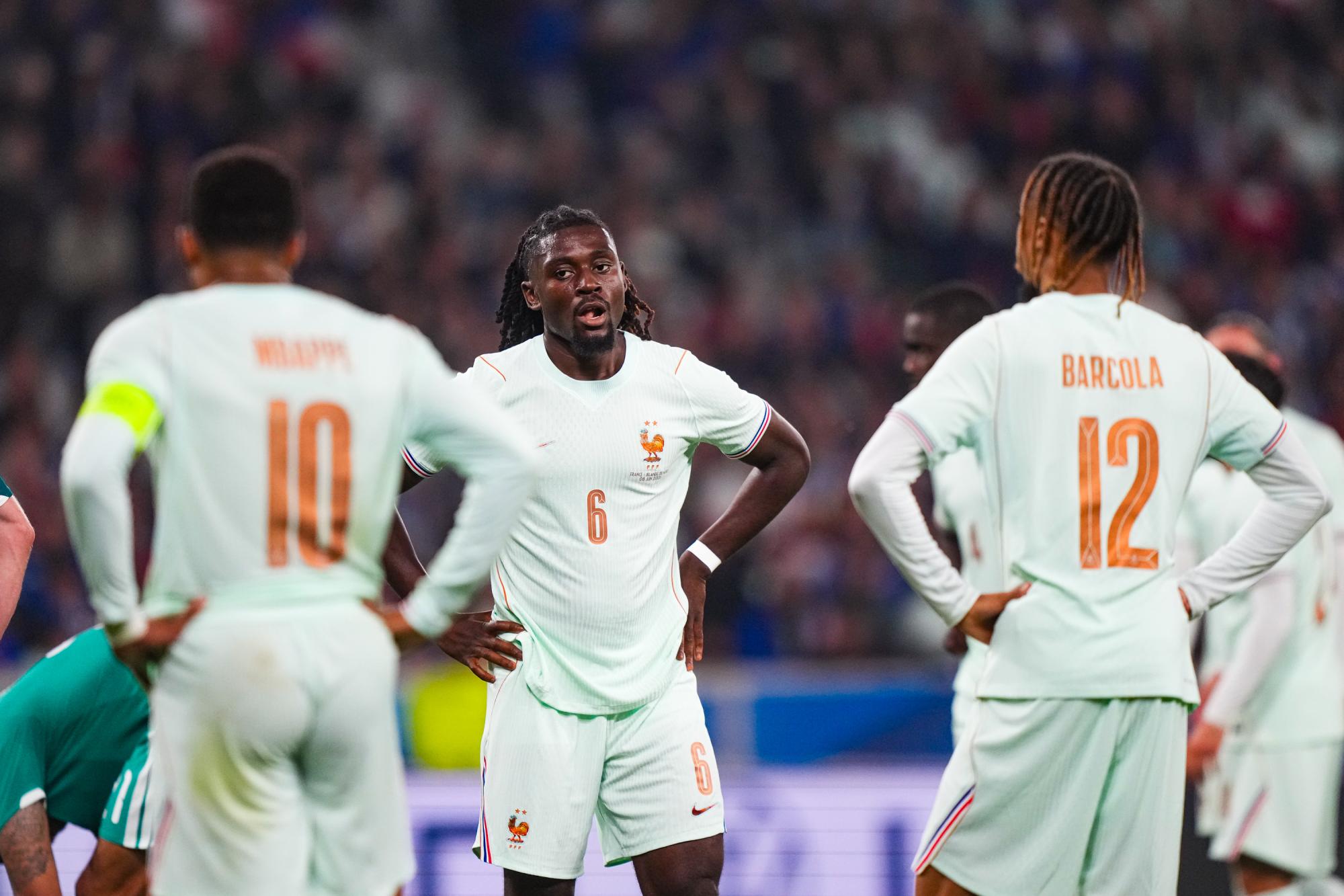 Manu Koné a été victime de la nouvelle règle des changements face à l'Irlande du Nord