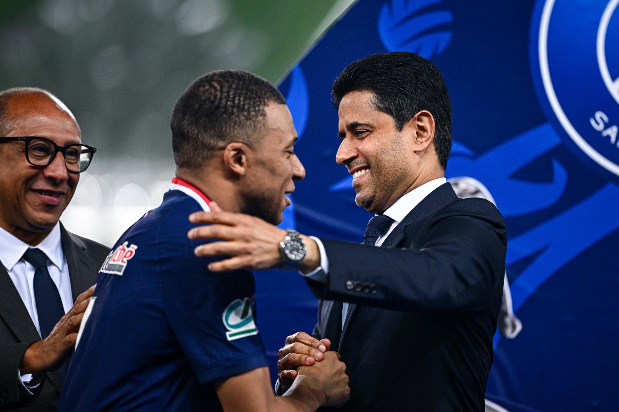 Mbappé n'a rien contre Nasser al-Khelaïfi