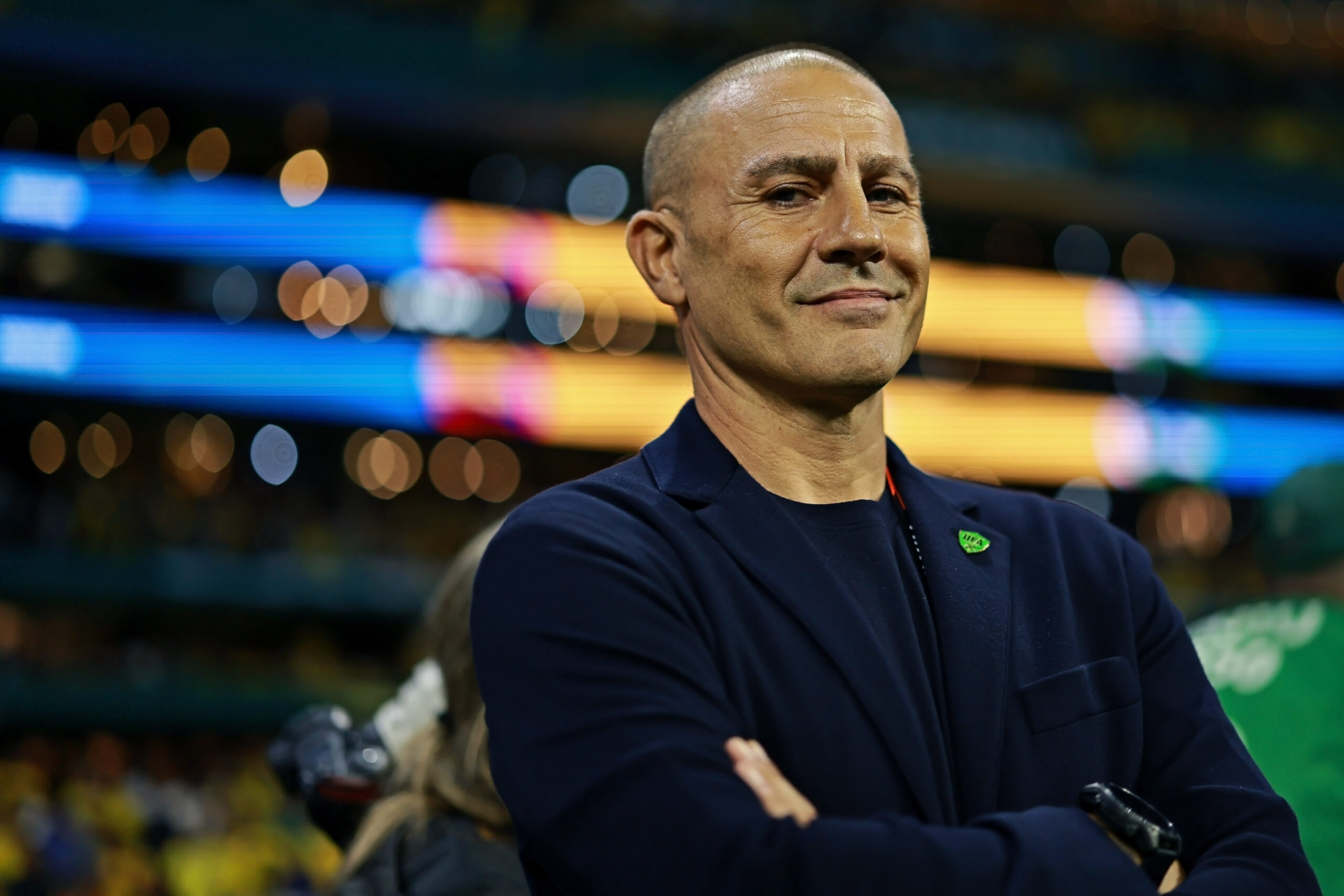 Fabio Cannavaro sélectionneur de l'Ouzbékistan est fier de ses joueurs après leur premier match en Coupe du monde