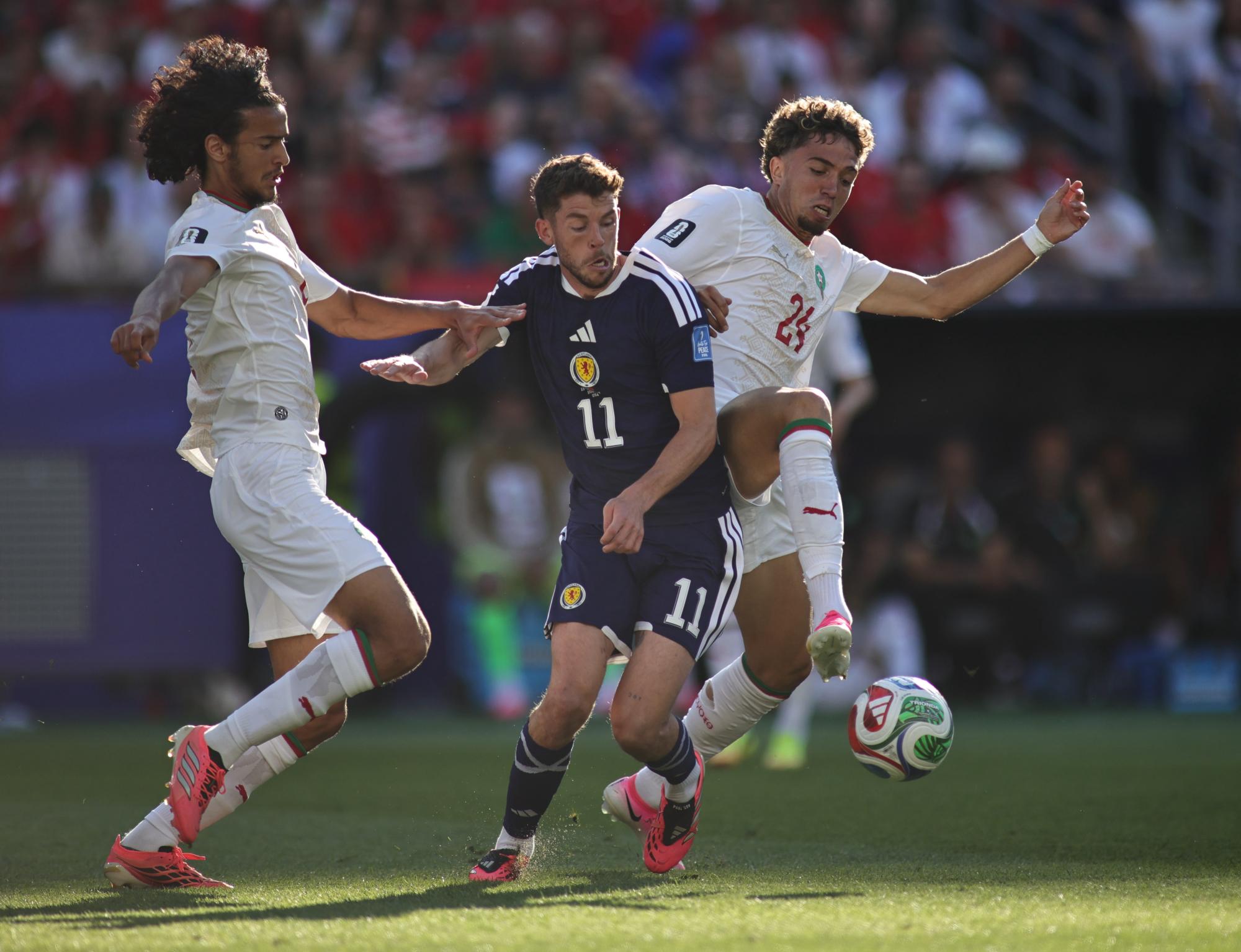 Coupe du monde : le joueur de l'Écosse Ryan Christie se plaint de l'arbitrage face au Maroc