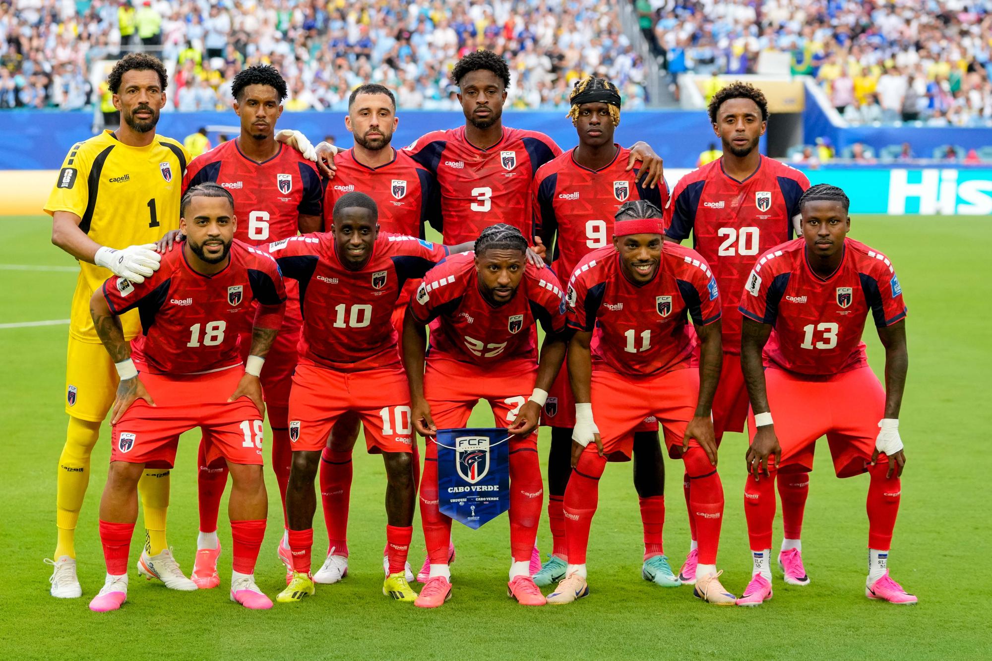 Coupe du monde 2026 : le Cap-Vert ouvre le score contre l'Uruguay sur un superbe coup franc