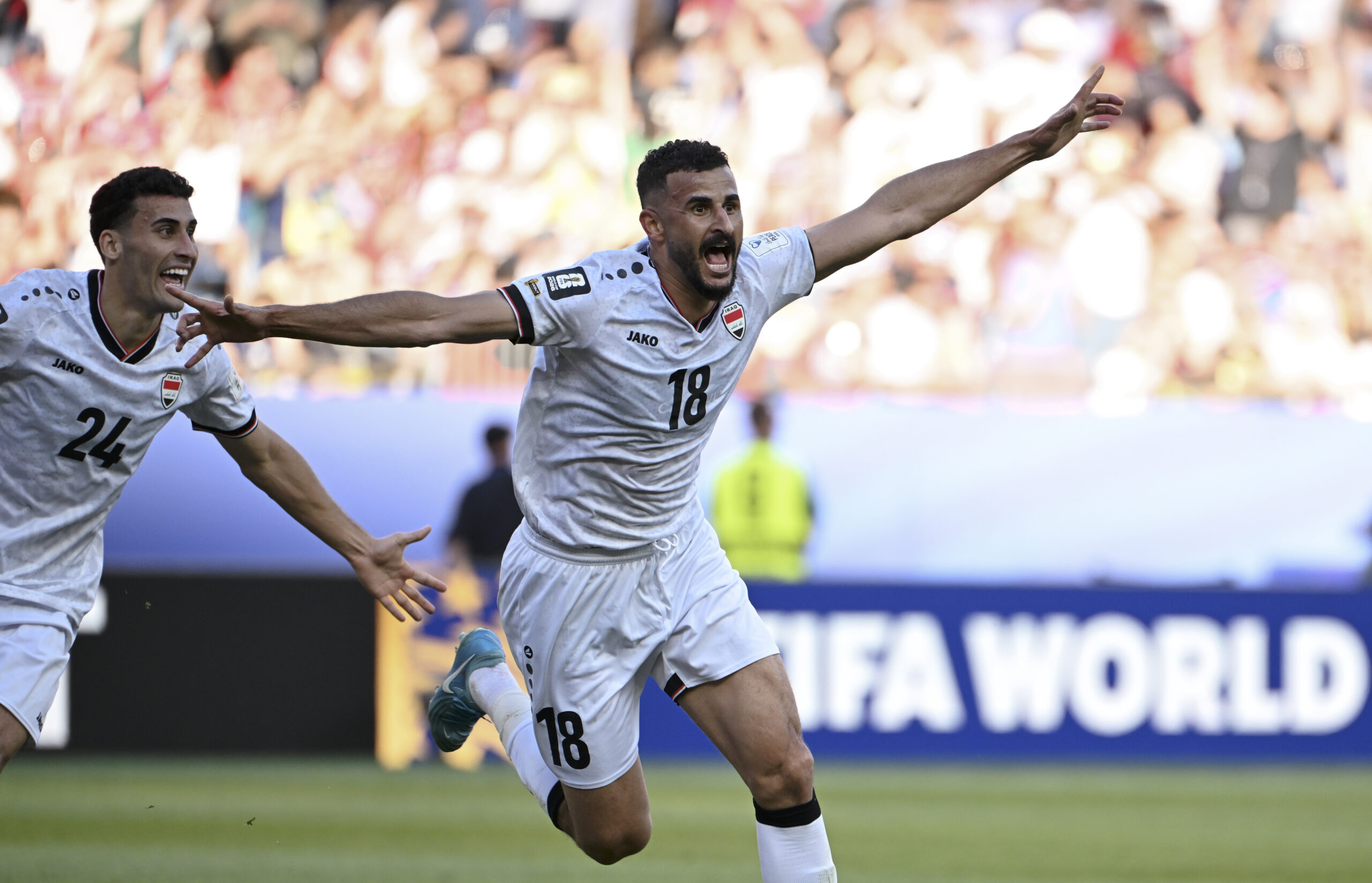 La composition irakienne face aux Bleus