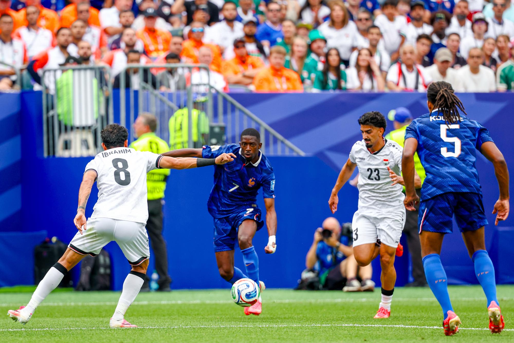 Ousmane Dembélé inscrit son premier but en grande compétition avec les Bleus