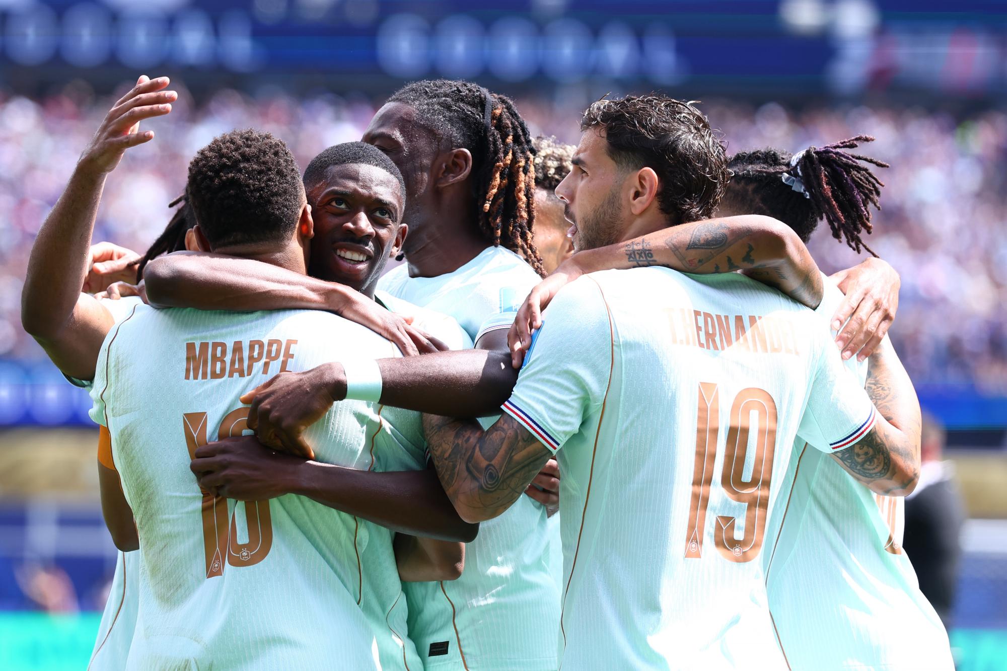 Coupe du monde : à la mi-temps, la France mène face à la Norvège grâce au triplé d'Ousmane Dembélé