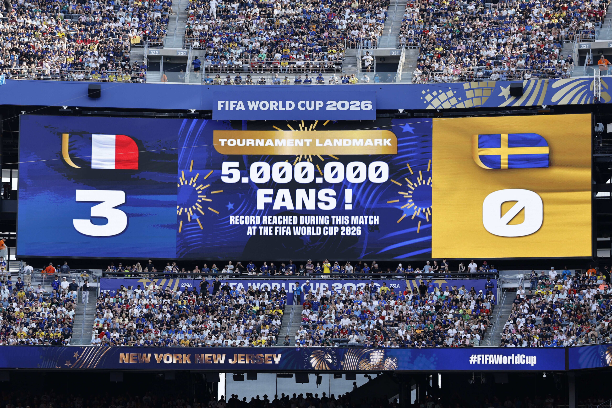 Mondial 2026 : Le cap des 5 millions de spectateurs franchi lors de France-Suède