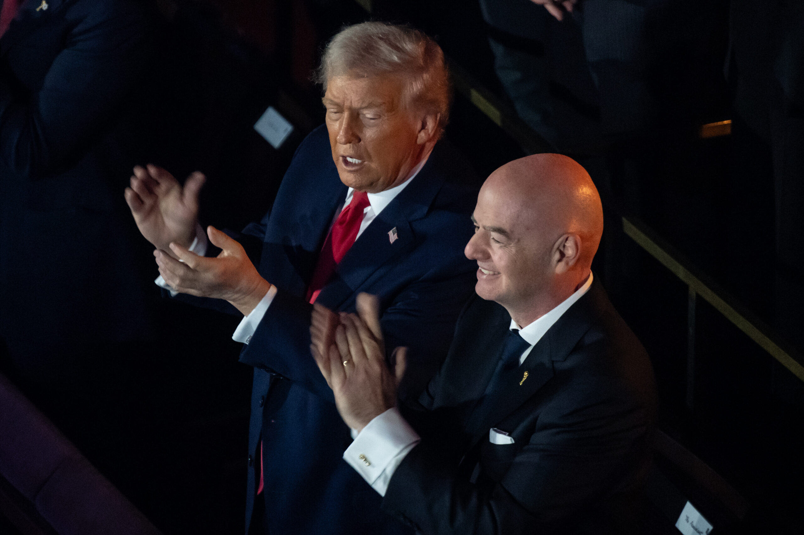 Donald Trump aurait bien appelé directement Gianni Infantino pour demander l'annulation du carton jaune de l'attaquant américain Folarin Balogun