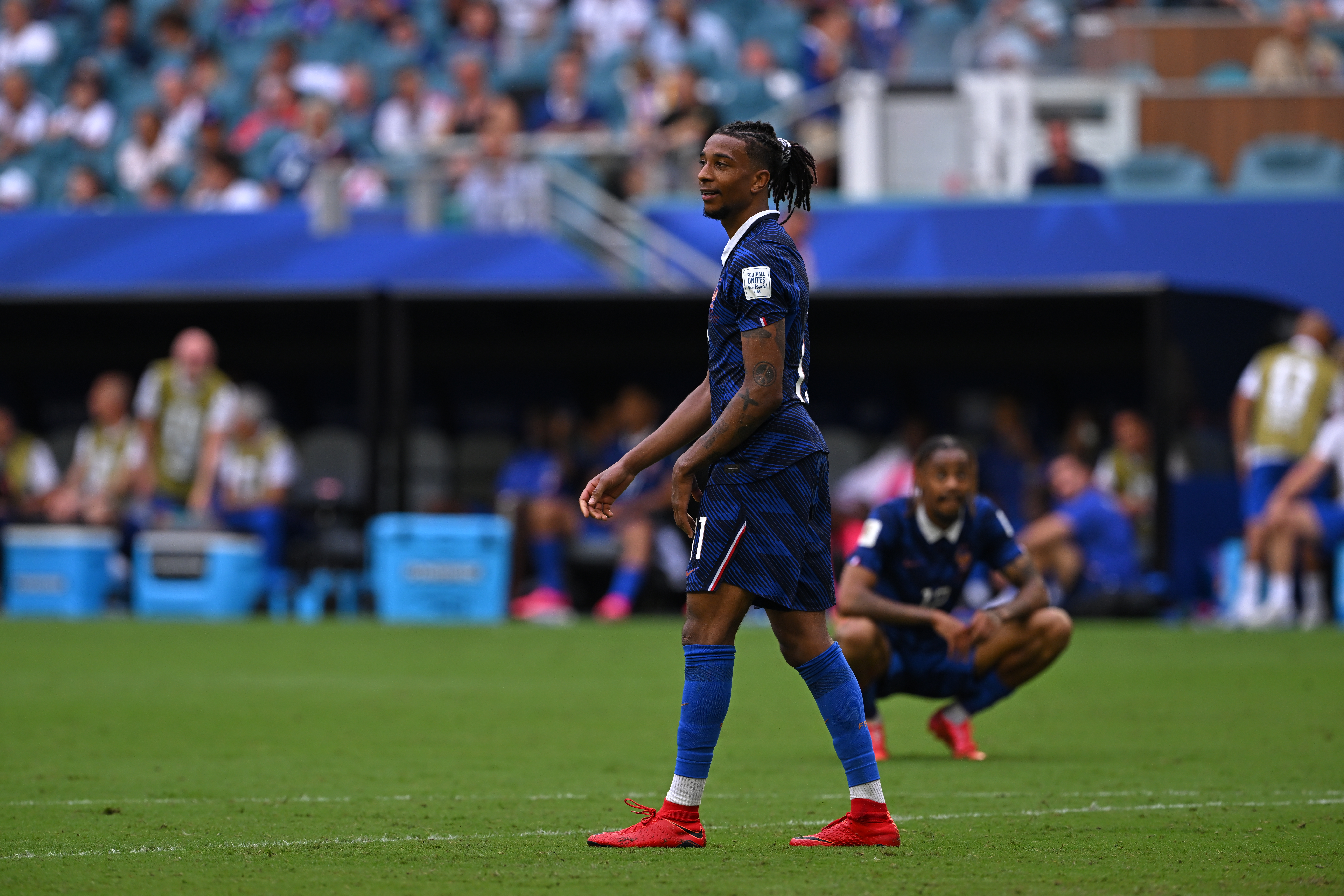 Double passeur décisif face à l'Angleterre lors de la petite finale de la Coupe du monde Michael Olise devient le meilleur passeur d'une édition de la Coupe du monde et dépasse Pelé