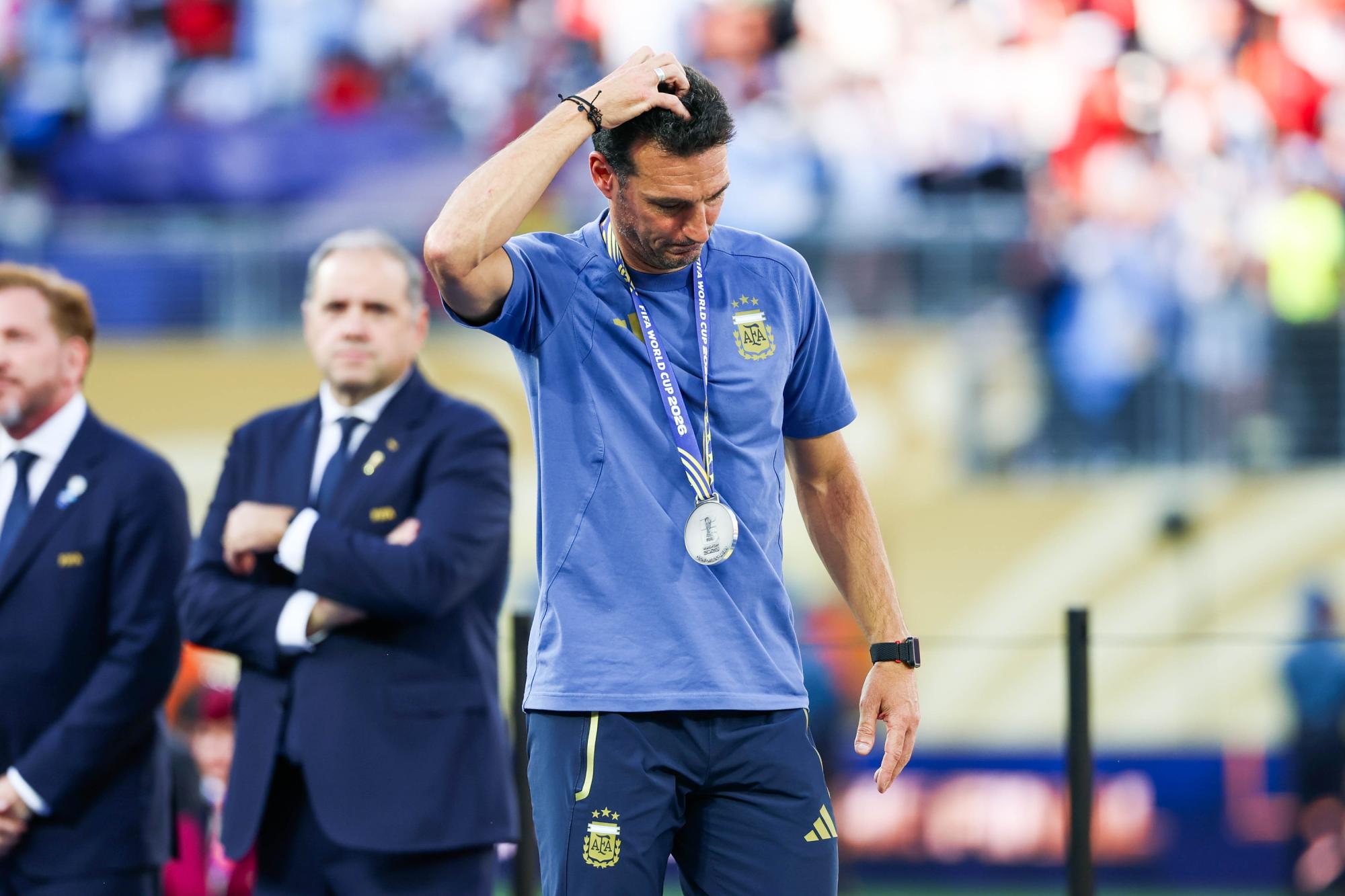 Coupe du monde 2026 - Argentine : Lionel Scaloni fond en larmes en conférence de presse, après la finale perdue face à l'Espagne
