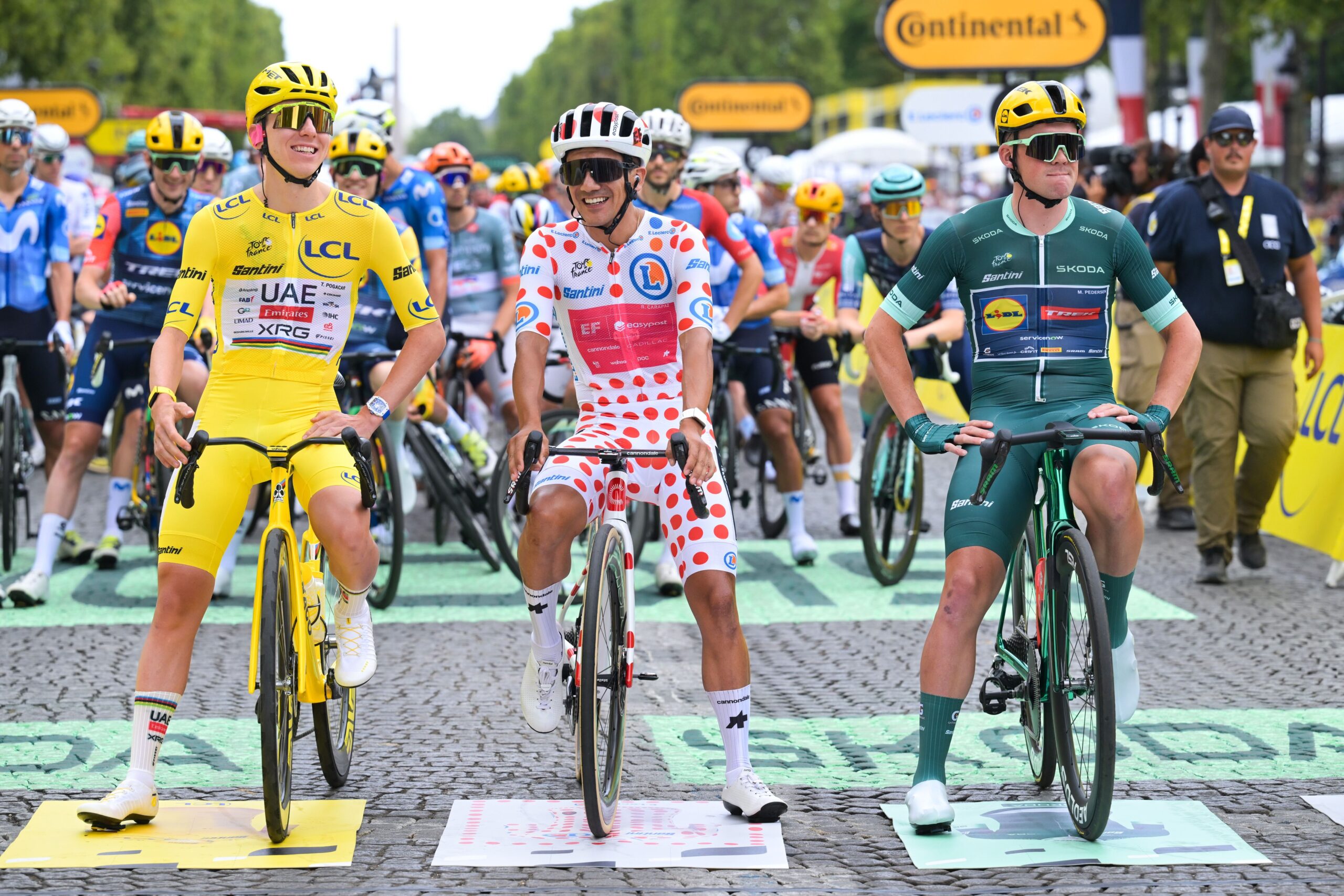 Pogacar, Seixas, Carapaz, Evenepoel... Les notes du Tour de France 2026