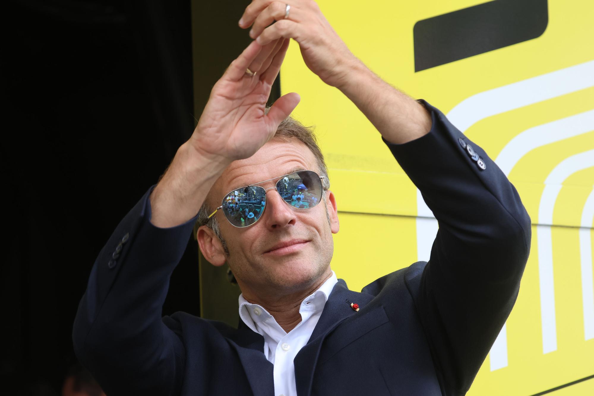 Emmanuel Macron s'est invité à la lutte contre le projet de privatisation de la Coupe du monde de la FIFA