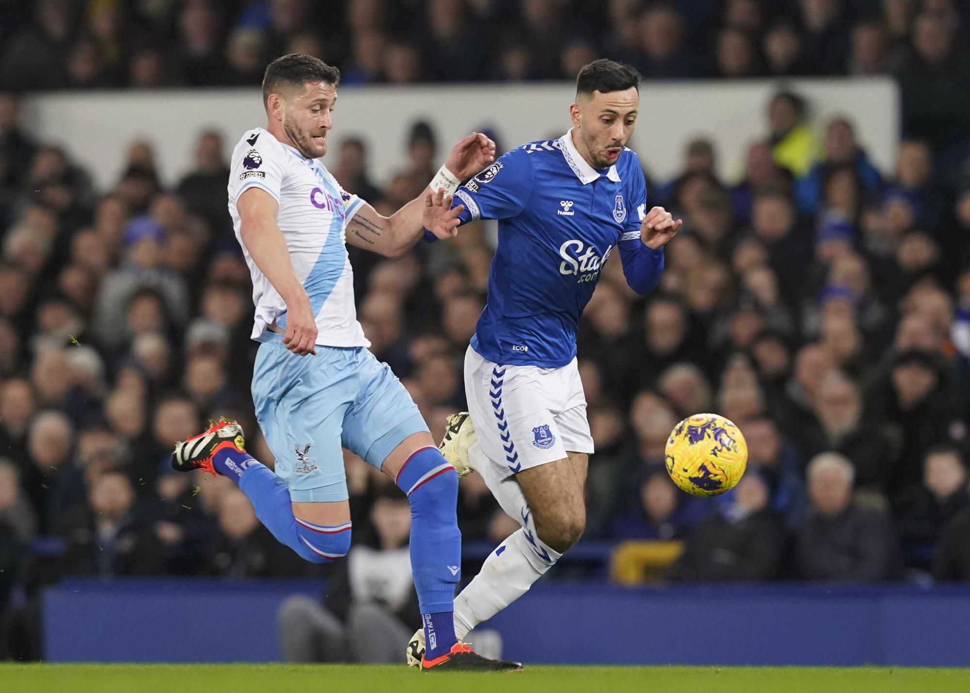 Everton et Crystal Palace vers un échange entre deux joueurs