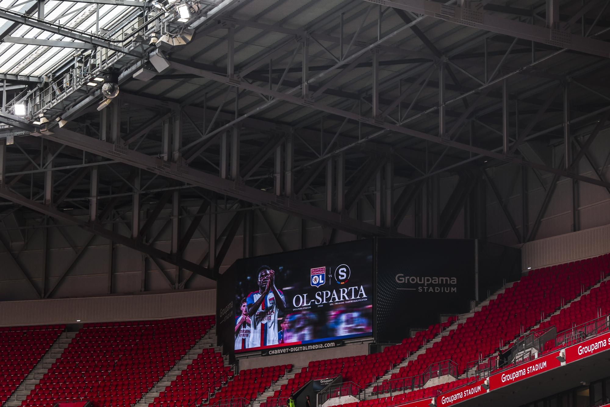 Ligue des champions : un début d'incendie au Groupama Stadium, à une heure de OL-Sparta Prague