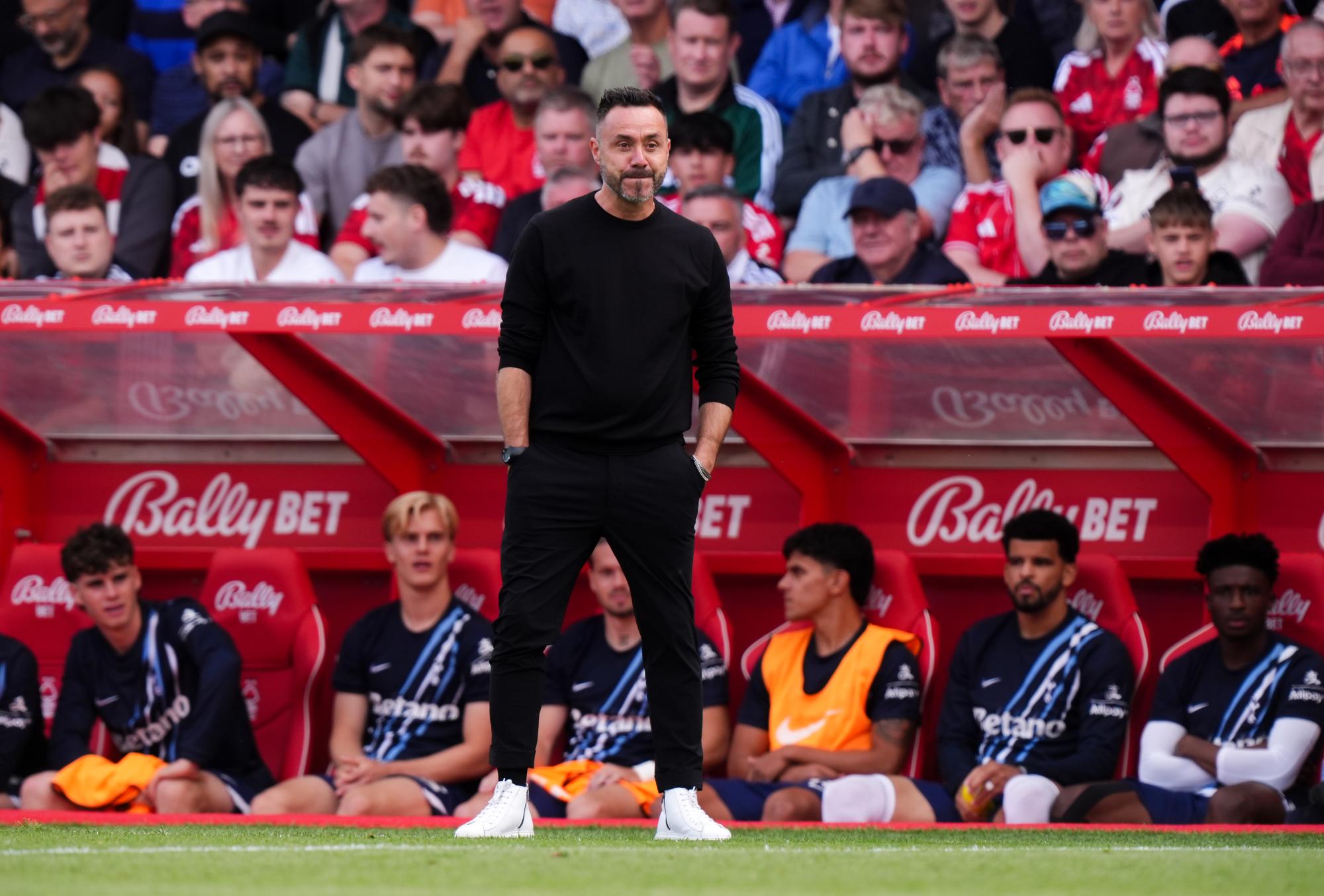 Roberto De Zerbi demande du temps à Tottenham : «/On ne peut pas faire comme dans Football Manager/»