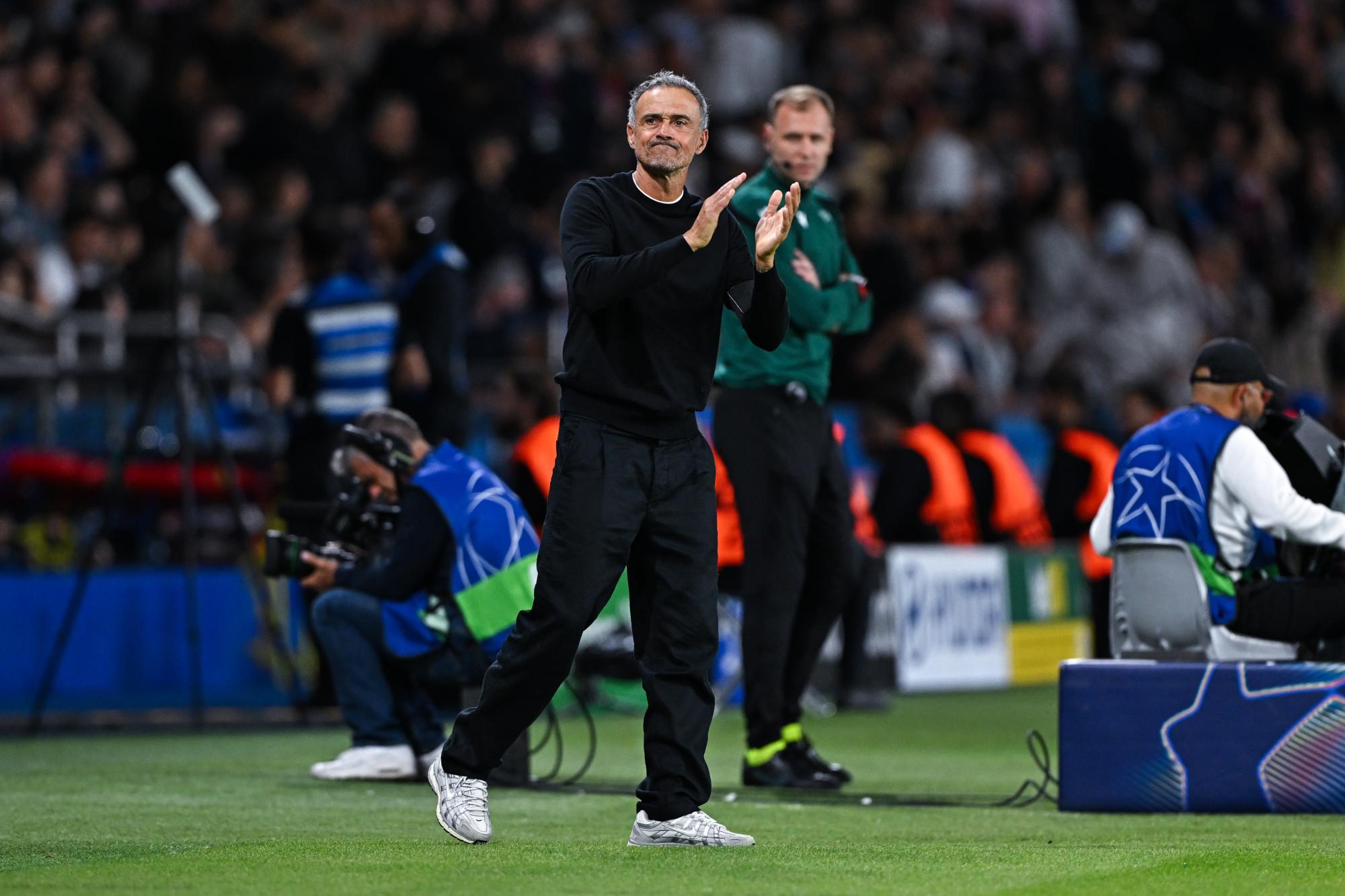 Ligue des champions : Luis Enrique encense Ousmane Dembélé après son doublé face au Slovan Bratislava