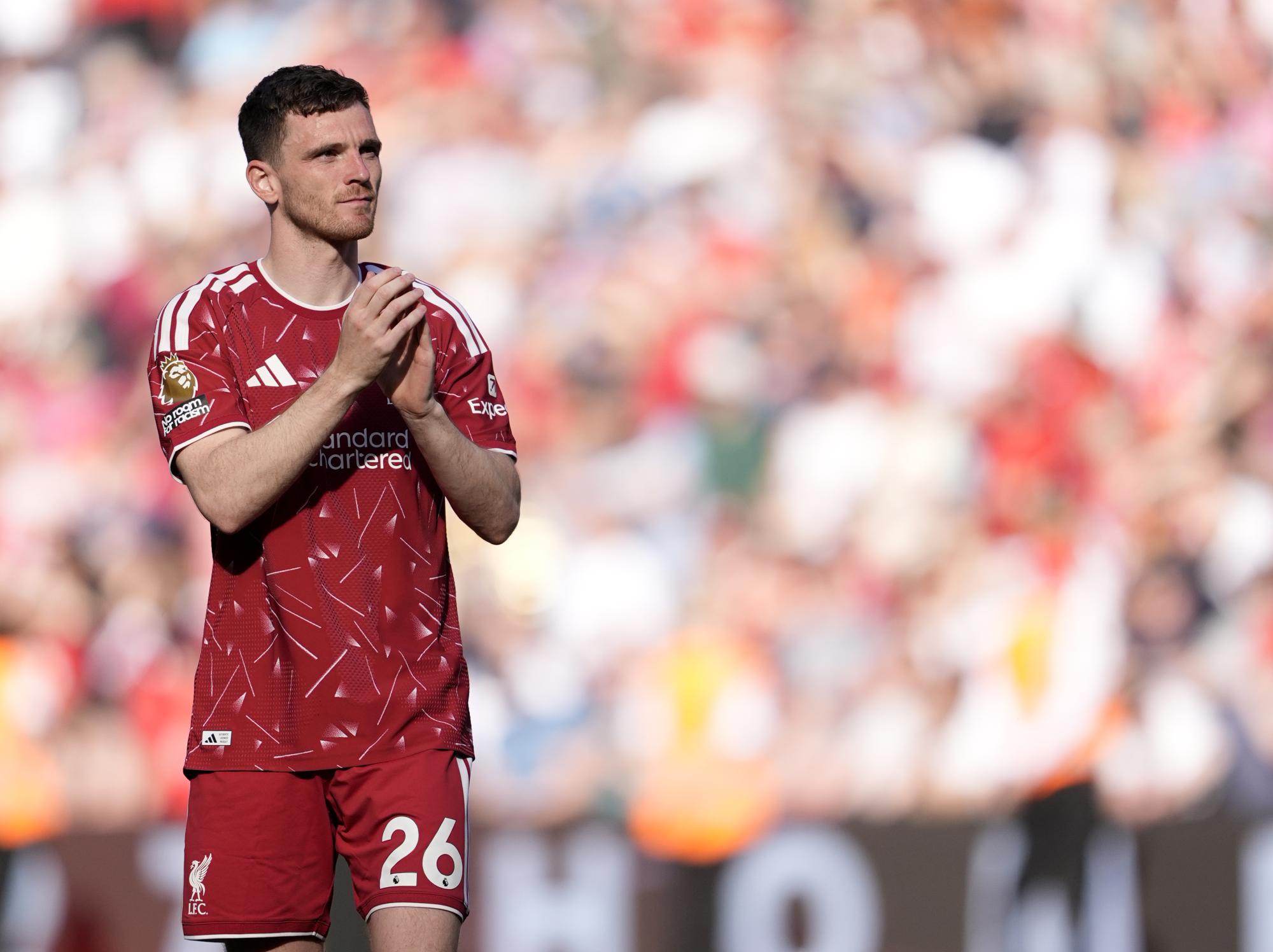 «/Nous étions comme des fantômes/» : les confidences d'Andy Robertson sur le vestiaire de Liverpool après la mort de Diogo Jota