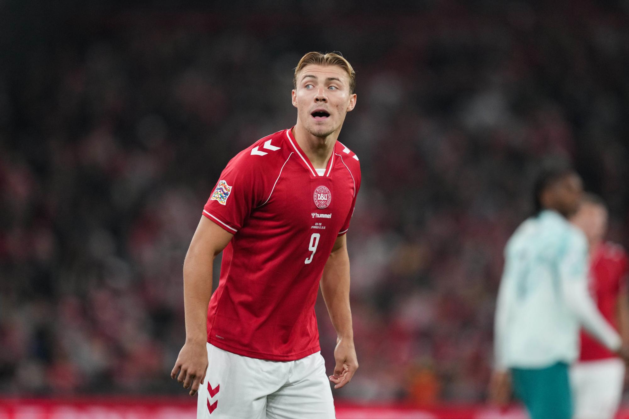 Ligue des nations : Rasmus Højlund rend hommage à Cristiano Ronaldo et s'en prend à Jorge Jesus