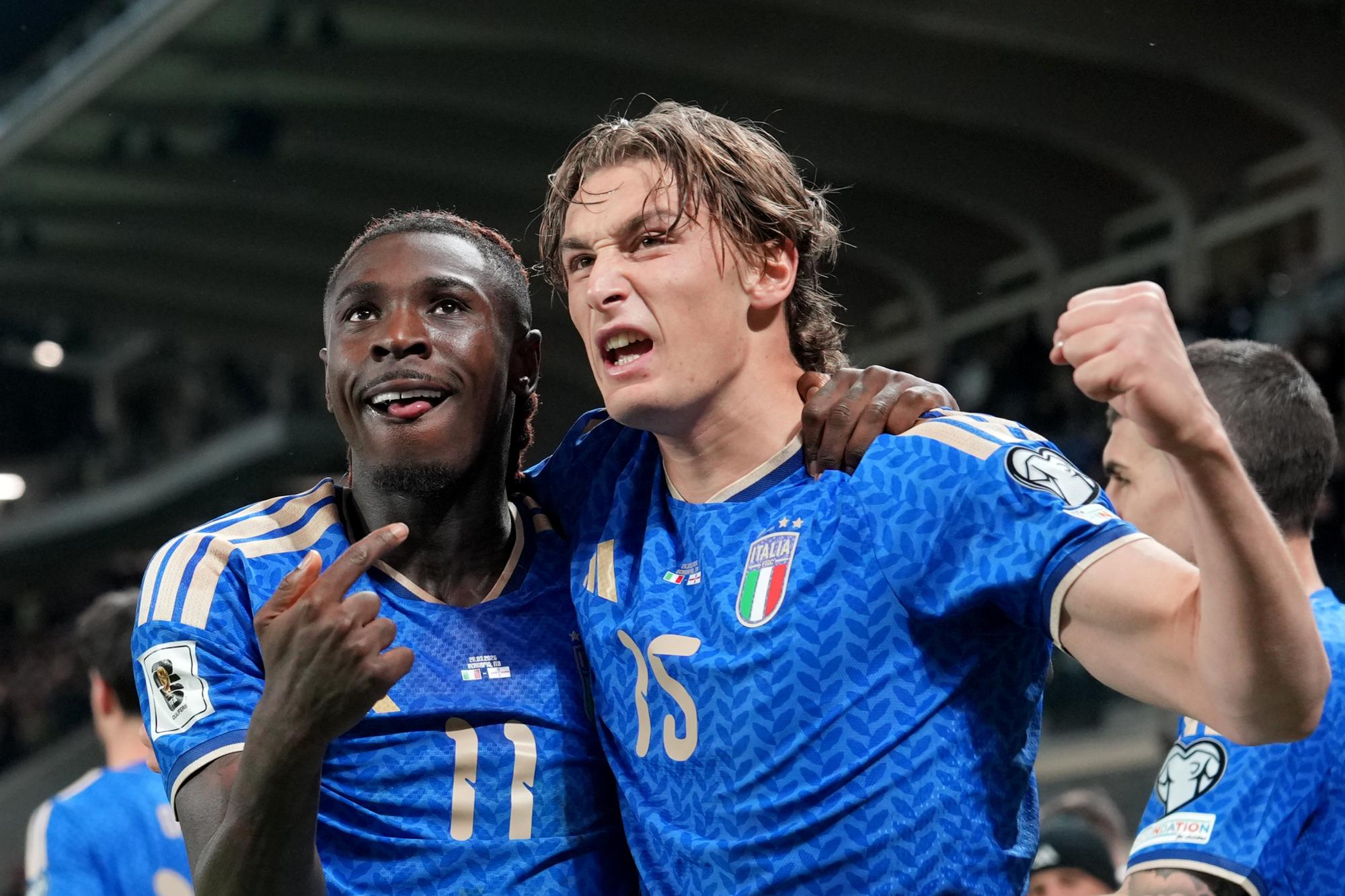Donnarumma, le' frères Esposito, Moise Kean..., le onze de l'Italie pour affronter la France
