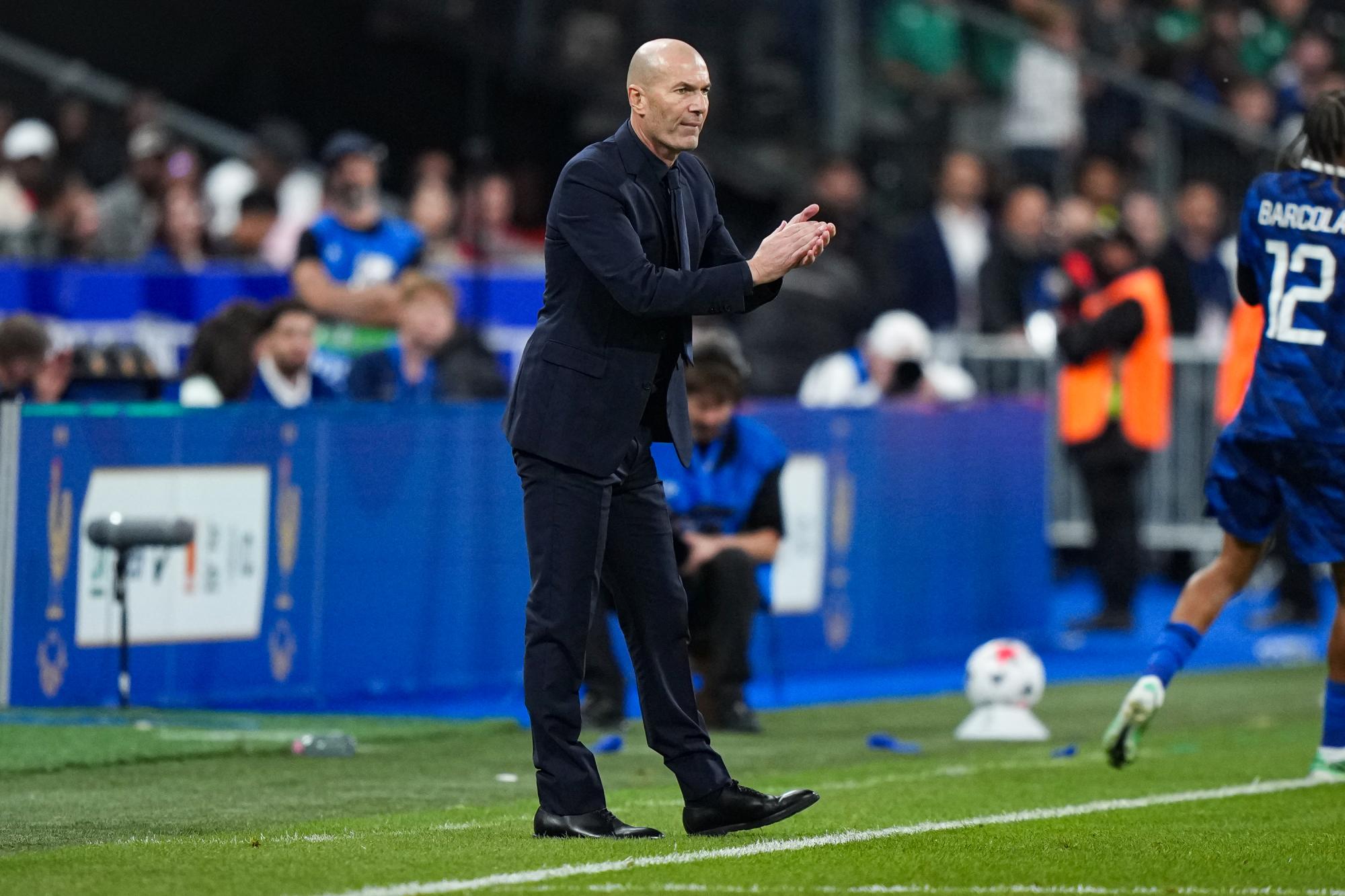 Malgré le match nul de l'équipe de France contre l'Italie, Zinédine Zidane reste fier de ses joueurs
