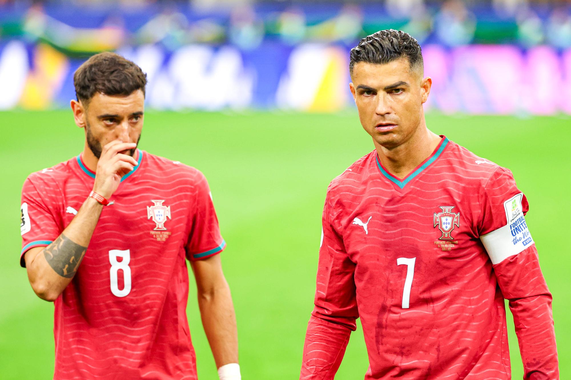 Bruno Fernandes a discuté avec Cristiano Ronaldo après son départ de la sélection du Portugal