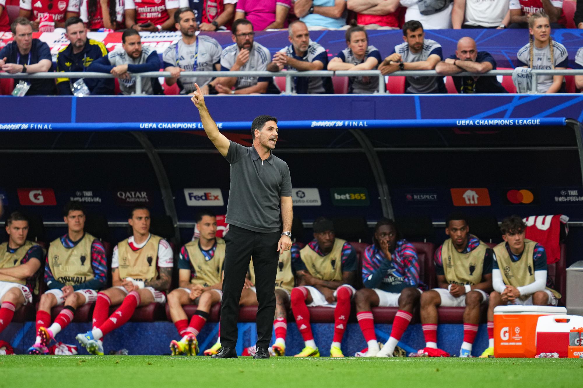 Arsenal : Mikel Arteta évoque une cicatrice pour parler de défaite face au PSG en finale de C1 en mai dernier