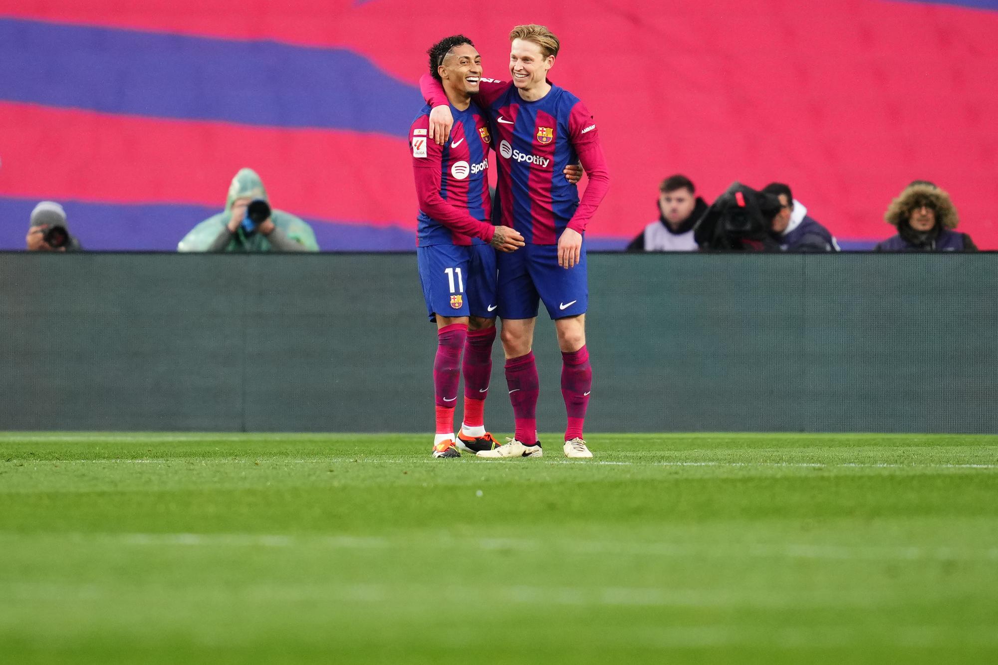 Ligue des champions : Frenkie de Jong et Raphinha de retour avec le Barça avant d’affronter le PSG