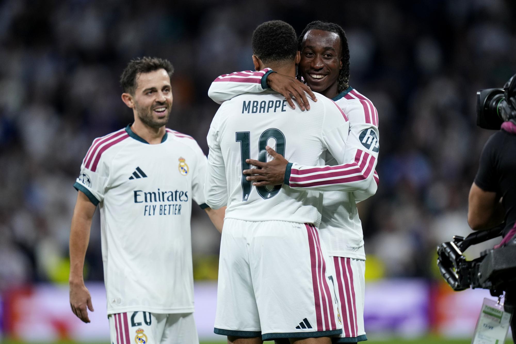 Ligue des champions : avec un but de Kylian Mbappé et un banger de Yan Diomandé, le Real Madrid surclasse Leipzig